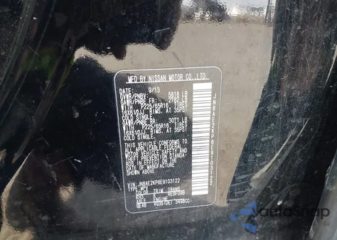 2014 Nissan Quest S from USA, damaged, VIN JN8AE2KP8E9103122